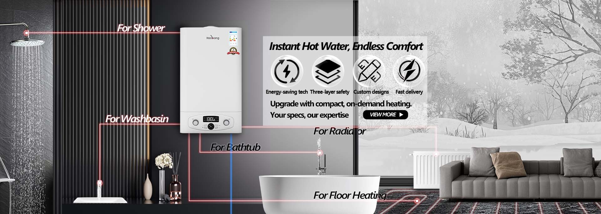 quality Flue Gas Water Heater factory