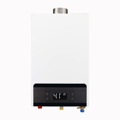 Efficiency 93 Percent Forced Exhaust Gas Water Heater Including Oxygen Free Copper Heat Exchanger Perfect for Kitchen Balcony