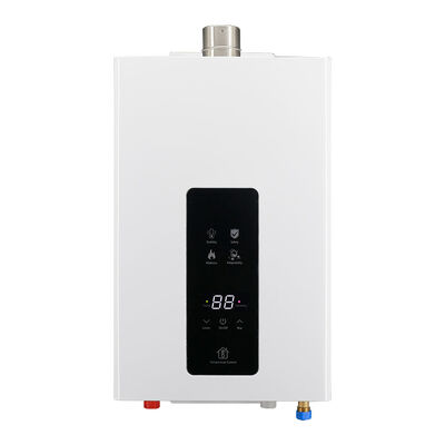 Heat Input 21kW Forced Exhaust Gas Water Heater Featuring Electronic Ignition and Temperature Control Range 35 to 80 Degree Heating Solution