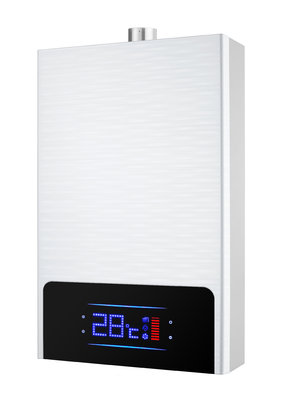 Wall Mounted Flue Gas Water Heater with LED Display Copper Heat Exchanger and Over 90% Heat Efficiency