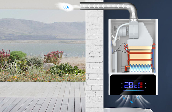 220V 0.025-1.0MPa Smart Tankless Gas Water Heater with 1 Year Warranty