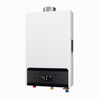 Efficiency 93 Percent Forced Exhaust Gas Water Heater Including Oxygen Free Copper Heat Exchanger Perfect for Kitchen Balcony